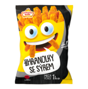 Kuřecí hranolky se sýrem smažené